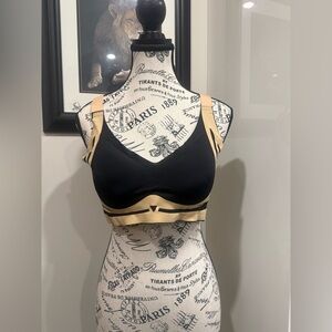 Black and Tan Women's Bra XXL